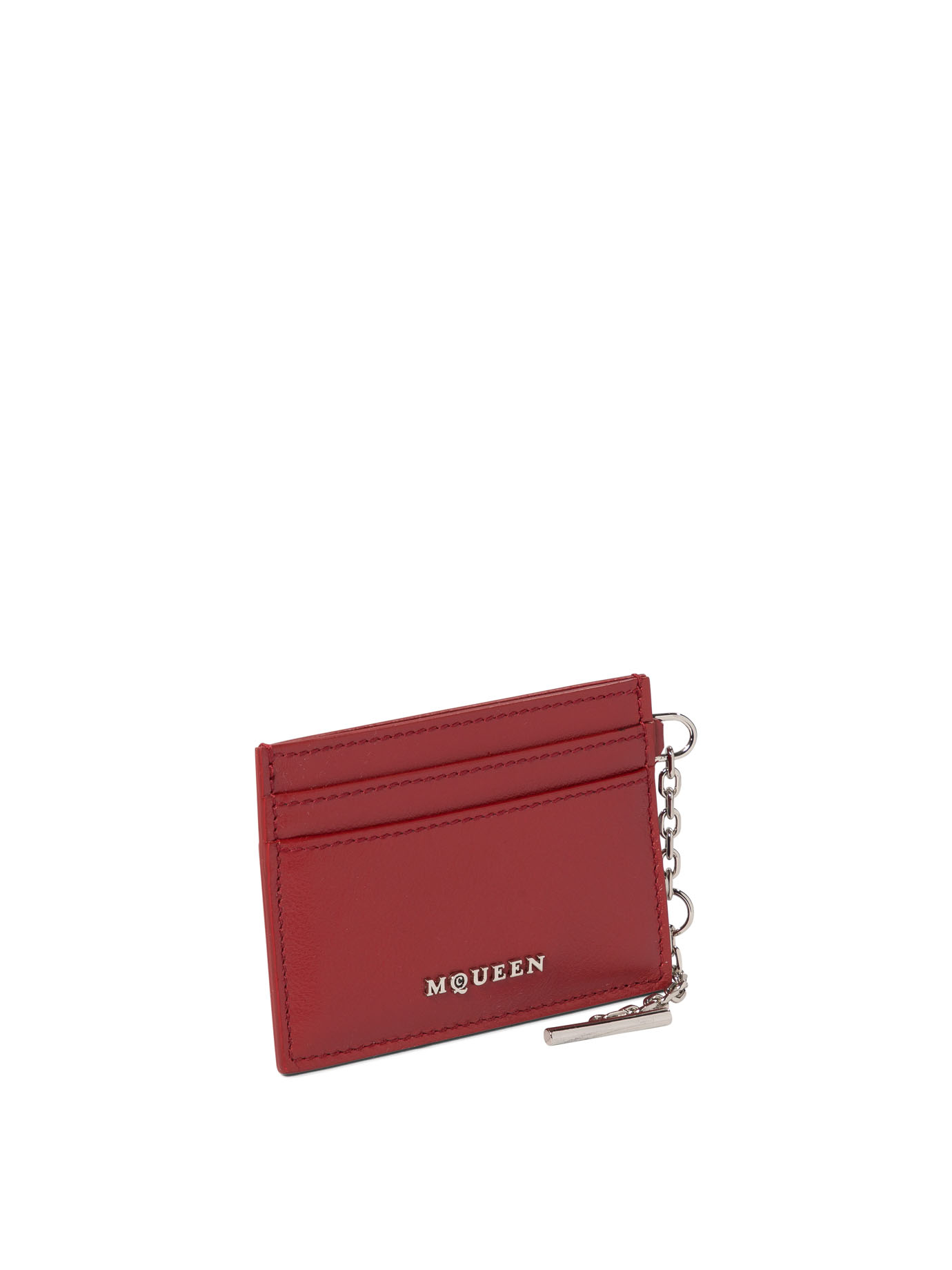 ALEXANDER MCQUEEN Red Sling card holder